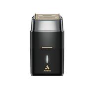 Andis Rasoir sans fil Pro Foil Plus II 563616, feuilles de titane dorées, batterie lithium-ion incluse, support de charge USB-C, noir