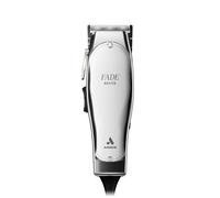 Andis Tondeuse à cheveux professionnelle Fade Master 01820, réglable en acier au carbone, zéro espace, boîtier en aluminium incassable, chromé, argent