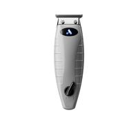 Andis Tondeuse professionnelle pour cheveux et barbe avec ou sans fil, coupe précise, lame en acier au carbone en forme de T, grise