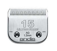 Andis Lame de tondeuse S-15 Ultraedge Acier chrome 1,2 mm pour animaux