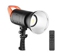 Andoer 100W LED Video Light 5600K Studio Lights Dimmable Bowens Mount Lumière Continue avec réflecteur Télécommande pour Produit Portrait Mariage Photographie Live Streaming Enregistrement vidéo