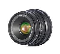 Andoer 25 mm F1.8 APS-C Manual Focus Camera Lens Large Angle Replacement pour Sony E-Mount Mirrorless Cameras A7III/A9/NEX 3 3N/NEX 5 5T 5R/NEX 6 7/A5000/A5100/A6400/A6300/A6100