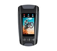 Andoer 4K 60FPS Caméra de cyclisme multifonctionnelle Caméra de vélo Caméra de moto Anti-pluie Écran couleur IPS de 2,0 pouces Connexion WiFi avec lampe de poche LED Klaxon