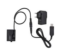 Andoer ACK-E10 Dummy Battery DC Coupleur (Remplacement pour LP-E10) avec Adaptateur Secteur pour for EOS Rebel T3 / T5 / T6 / T7 / T100 / Kiss X50 / Kiss X70 / 1100D / 1200D / 1300D / 2000D / 4000D