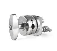 Andoer Adaptateur de montage de support de lumière, support de tête pivotante haute résistance, tête de préhension pour support de lumière, extension de bras de plume, accessoires de photographie,