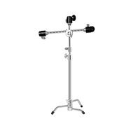 Andoer Andoer C-Stand 20,8 Pouces Trépied de Bureau Trépied de téléphone en Alliage d'aluminium Capacité de Charge de 10 kg / 22 LB 2 Sections avec trépied de Bureau à Barre transversale Amovible