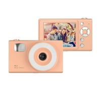 Andoer Appareil photo numérique 1080P, mise au point automatique, écran de 2,8", appareil photo compact avec zoom numérique 16X, lumière de remplissage LED, appareil photo numérique pour enfants