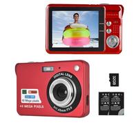 Andoer Appareil photo numérique 4K 48 MP zoom 16x autofocus 2,8" écran TFT avec flash reconnaissance faciale pour adolescents, filles, garçons (taille S)