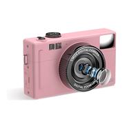 Andoer-Appareil photo numérique compact,Caméscope vidéo 1080P,TFT LCD 3.0 "",Poignées qualifiée ales,Capture polaire,Miroir beauté,Cadeau de Noël,48MP - Type Rose