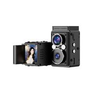 Andoer Appareil Photo numérique rétro, Mini Caméra Vintage avec Nocturne, Enregistrement vidéo 1080P. Facile à Utiliser, 6 filtres, écran Mini 0.85'' (Noir)