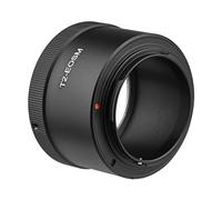 Andoer Bague d'adaptation manuelle en alliage d'aluminium pour objectif T2 sur Canon EOS M1/M2/M3/M5/M6/M6 Mark II/M10/M50/M100/M200 EF-M Mount Mirrorless Camera