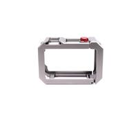 Andoer Cadre de cage en métal compatible avec Action 5 Pro 4 3, boîtier léger et résistant aux chocs en alliage d'aluminium avec trou de vis 1/4", support pour chaussures froides, paroi latérale