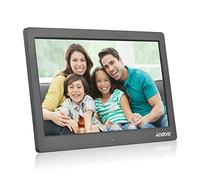 Andoer Cadre photo numérique avec écran LCD de 10 pouces - 1024 x 600 - Haute résolution - Avec lecteur vidéo MP3 MP4 - Fonction calendrier - Télécommande 2,4 G