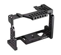 Andoer Cage de caméra vidéo Film Fabrication stabilisateur Alliage d'aluminium vis de 1/4 Pouce avec Griffe Froide pour Appareil Photo Sony A7II/ A7III/ A7SII/ A7M3/ A7RII/ A7RII/ A7RIII