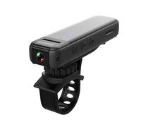 Andoer Caméra corporelle WiFi 1080P avec enregistrement audio et vidéo - Mini caméra vidéo portable à objectif rotatif 180° - Clip arrière - Support de vélo