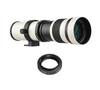 Andoer Camera MF Super Téléphoto Zoom F/8.3-16 420-800 mm Monture T2 avec bague d'adaptation AF-Mount Universel Filetage 1/4 pour Sony Alpha-mount A55 A33 A550 A500 A100 A200 A700 A300 A350