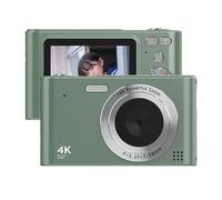 Andoer Caméscope numérique 4K 48MP Caméra vidéo numérique écran 2,4" Zoom numérique 16X Anti-tremblement Détection de visage Effet beauté Détection de mouvement Batterie flash intégrée