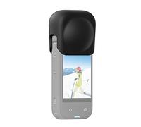 Andoer Capuchon d'objectif de caméra panoramique Couvercle de Protection d'objectif en Silicone Souple Compatible avec l'accessoire d'appareil Photo Insta360 One X3