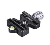 Andoer CL-50LS Dévidoir Rapide en Aluminium/Plaque de Changement Rapide avec Levier de Type 1/4"& 3/8" Trou de vis Compatible avec Plaque de Changement Rapide Arca Swiss Standard (# 3)