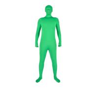 Andoer Combinaison Verte pour Photographie de Tout le Corps Deguisement Seconde Peau Combinaison Verte Unisexe Adulte Costume Extensible pour Photo Vidéo Effet Spécial Festival Cosplay Halloween