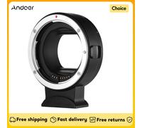 Andoer EF-EOS R Auto Focus Caméra Objectif Adaptateur Anneau IS Image pour IL EF Objectif EF-S à IL EOS R RF Mont Plein Cadre Caméras noir