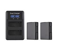 Andoer EN-EL14 Kit batterie et chargeur 1500 mAh Chargeur USB pour appareils photo Nikon D3100 D3200 D3300 D3400 D3500 D5100 D5200 D5300 D5500 D5600 Coolpix P7000 P71000 7700 P7800