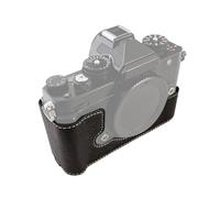 Andoer Étui de protection pour appareil photo portable Style rétro Sac de transport Design inférieur avec ouverture avec sangle d'épaule Remplacement pour appareil photo Nikon Zf/Z f, noir