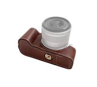 Andoer Étui de protection pour appareil photo rétro portable avec ouverture en bas et bandoulière pour Canon EOS M50/M50 II/M5