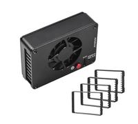 Andoer Fs-04b Ventilateur De Refroidissement Pour Caméra Système De Refroidissement Externe Avec 2 Vitesses Ventilateur 4 Plaques Adaptateurs De Montage