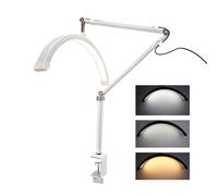 Andoer HD-M3X Bureau LED Video Light Half-moon Fill Light 3000K-6000K C-Clamp pour Salon de miles Maquillage Live Streaming oral et - Type WHITE