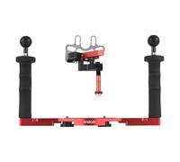 Andoer Kit de plongée pour appareil photo avec deux poignées, stabilisateur de tablette sous-marin, support de boîtier de plongée réglable, remplacement pour GoPro, Canon, Sony, Nikon, appareil photo