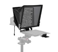 Andoer Kit Teleprompter 14 Pouces Avec Télécommande Bluetooth Et Cas De Transport Compatible Avec Smartphone Tablette Caméra Dslr Pour Interviews Sur Scène Discours Live Streaming Vidéo