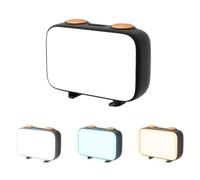 Andoer Lot de 2 mini lumières LED pour caméra d'action 3000-6500 K Température de couleur Photographie Remplissage Éclairage compatible avec DJ Osmo Poc 3