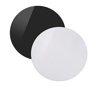 Andoer Lot de 2 planches de réflexion rondes en acrylique 30 x 30 cm