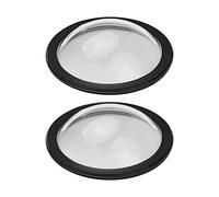 Andoer Lot de 2 protections d'objectif de caméra d'action double revêtement optique de rechange pour Insta360 ONE X2