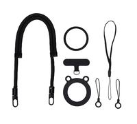 Andoer M22 Corde magnétique réglable à suspendre au cou, sangle de téléphone portable, anneaux d'ours, lanières de téléphone portable