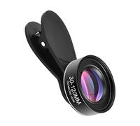 Andoer Macro Lens Clip-on pour iPhone Objectif Macro Universel pour Téléphone Portable Objectif Appareil photo pour Smartphone de 30 mm-120 mm Sans distorsion Kit d'Objectif Universel pour Caméra