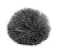 Andoer Manchon de microphone cravate à clipser compatible avec Boya M1 et la plupart des microphones à revers Gris