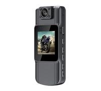 Andoer Mini caméra corporelle, 4 K Police Body Cam avec objectif grand angle de 150 °, rotation à 180°, vision nocturne, détection de mouvement, contrôle de l'application pour l'enregistrement