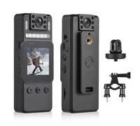 Andoer Mini caméra pour Corpon Caméscope 4K avec enregistrement audio et vidéo Caméscope WiFi portable pour livraison aux forces de l'ordre enregistrement en voyage personnel en plein air