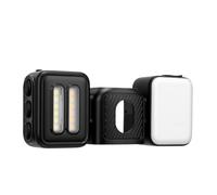 Andoer Mini LED Light Magnetic Action Camera Fill Light Action Camera LED | Lumière LED CRI95+ 3000K-6500K avec Gradation à 5 Niveaux et Batterie 1100mAh pour DJI Osmo Pocket 3 4 4Pro