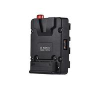 Andoer Mini Nano V-lock Mount Plaque d'adaptateur d'alimentation de batterie au support NP-F