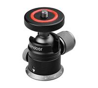 Andoer Mini rotule de trépied panoramique 360 ° rotatif, tête de balle avec base escalade, montage universel 1/4" pour appareil photo DSLR sans miroir Montage sur trépied
