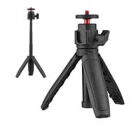 Andoer Mini trépied portable extensible léger avec 4 niveaux de hauteur réglable pour téléphone, appareil photo, selfie, enregistrement vidéo, diffusion en direct