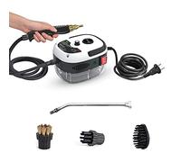 Andoer Nettoyeur Vapeur 2500W Portable Nettoyeur Vapeur Main Haute Température Nettoyeur à Vapeur avec Tête de Brosse pour Meubles de Cuisine Salle de Bain Voiture