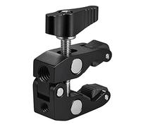 Andoer Pince à Crabe Clip Super Clamp avec Trou de vis 1/4" et 3/8"
