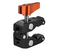 Andoer Pince à Crabe Clip Super Clamp avec Trou de vis 1/4" et 3/8"