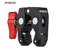 Andoer-Pince à tête sphérique multifonction,bras de serrage à boule,super pince avec filetage 1/4-20 pour moniteur,flash vidéo LED - Type B