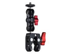 Andoer-Pince à tête sphérique multifonction,bras de serrage à boule,super pince avec filetage 1/4-20 pour GPS,téléphone,écran LCD,moniteur de révélation,vidéo LED - Type Adapter Kit