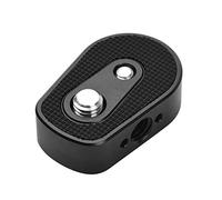 Andoer Plaque de montage d'extension inférieure avec stabilisateur de trou fileté de 1/4 pouce et 3/8 pouce Accessoires de rechange pour DJI Ronin S Ronin SC Cardan